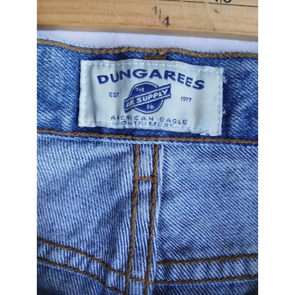 American Eagle Jeans 34x34 Vintage Dungaree Straight Leg Relaxed Medium Wash - Picture 8 of 14